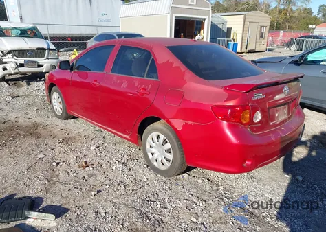 2009 Toyota Corolla Le z USA, uszkodzony, nr VIN JTDBL40EX99073274